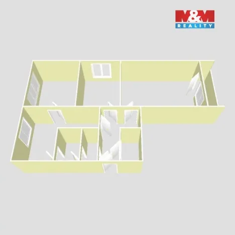 Prodej bytu 3+1, Bílina - Teplické Předměstí, Sídliště Za Chlumem, 65 m2