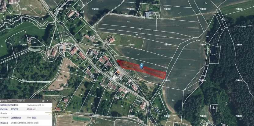 Prodej pozemku, Samšina - Betlem, 1900 m2