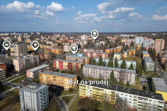 Prodej bytu 2+1, Karviná - Ráj, Školská, 53 m2
