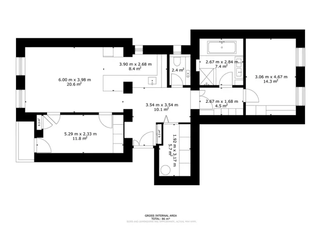 Prodej bytu 3+kk, Brno, Hlinky, 92 m2