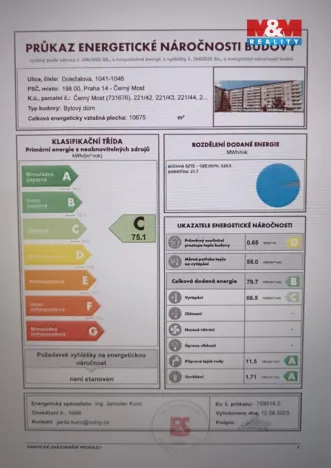 Prodej bytu 3+kk, Praha - Černý Most, Doležalova, 72 m2