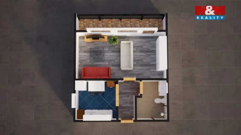 Pronájem bytu 1+1, Dolní Poustevna, Vilémovská, 31 m2