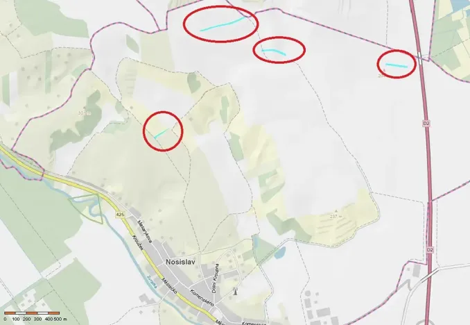 Prodej pole, Nosislav, 9949 m2