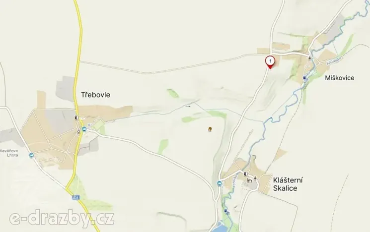 Dražba sadu/vinice, Třebovle, 4678 m2