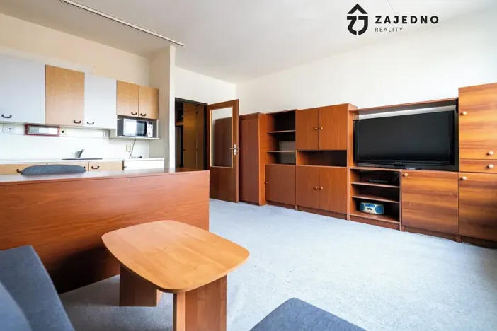 Pronájem bytu 1+kk, Brno, Oblá, 31 m2