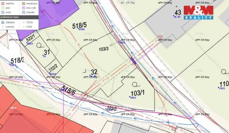 Prodej pozemku pro bydlení, Červené Pečky - Opatovice, 484 m2