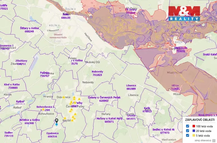 Prodej pozemku pro bydlení, Červené Pečky - Opatovice, 484 m2