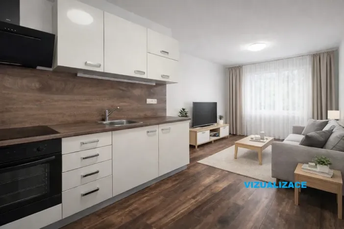 Pronájem bytu 2+kk, Teplice, Slovenská, 41 m2