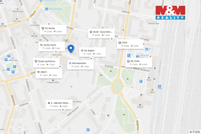 Pronájem obchodního prostoru, Cheb, Svobody, 120 m2