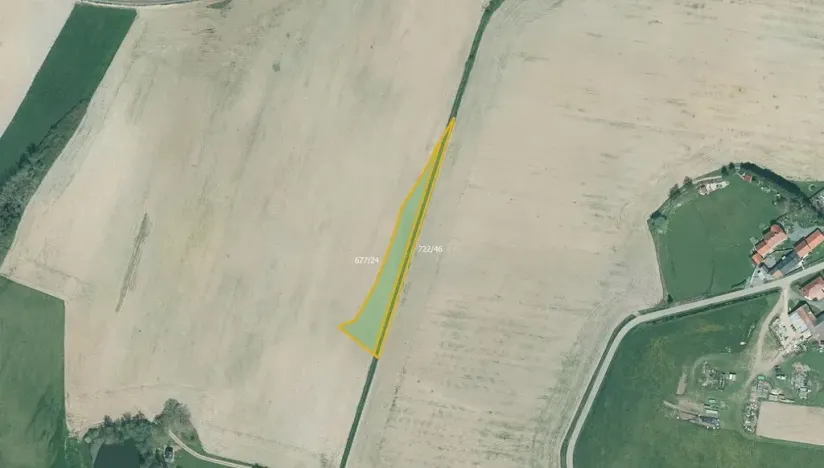Prodej pole, Příkosice, 3569 m2