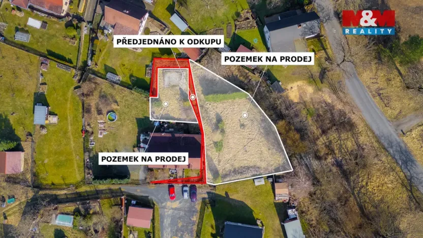 Prodej pozemku pro bydlení, Růžová, 880 m2