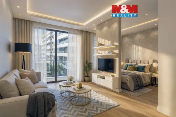 Prodej bytu 1+kk, Kralupy nad Vltavou, 42 m2