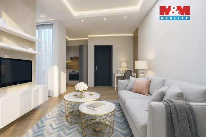 Prodej bytu 1+kk, Kralupy nad Vltavou, 42 m2