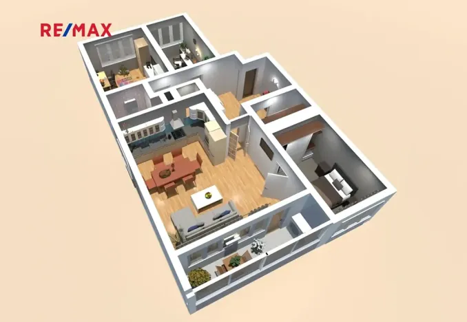 Prodej bytu 4+kk, Praha - Záběhlice, Želivecká, 89 m2