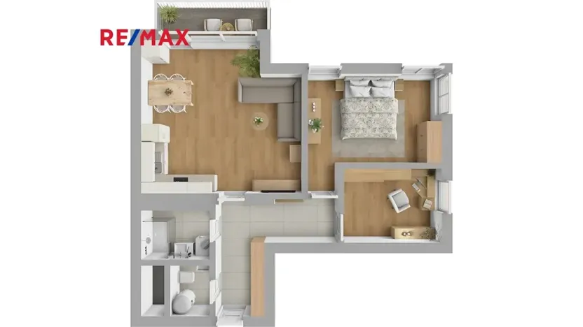 Pronájem bytu 3+kk, Jesenice, V Roháči I., 62 m2