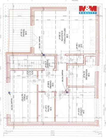 Pronájem bytu 3+kk, Mladá Boleslav - Mladá Boleslav IV, Okružní, 90 m2