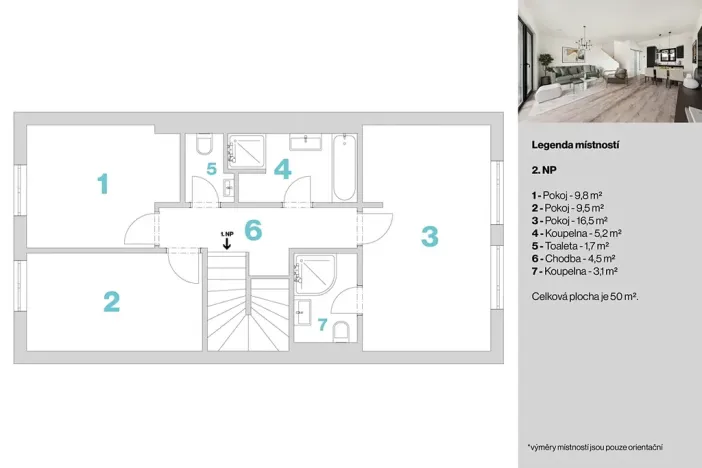 Prodej bytu 4+kk, Odolena Voda, Školní, 100 m2
