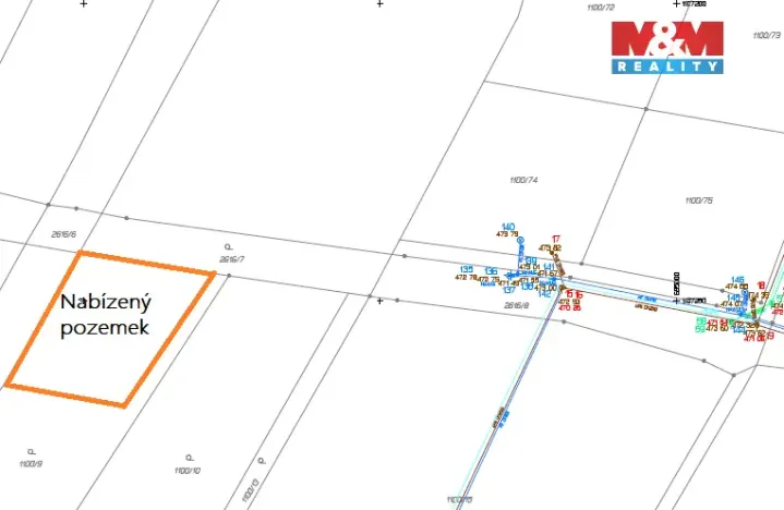Prodej pozemku pro bydlení, Senožaty, 653 m2
