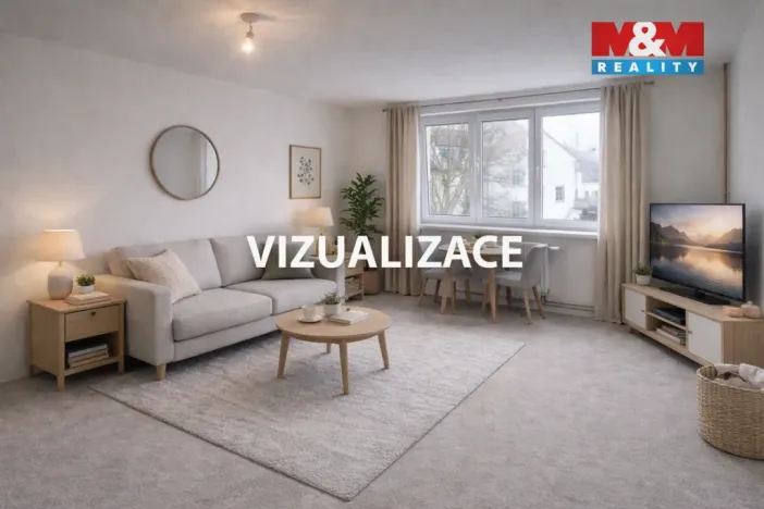 Pronájem bytu 2+1, Písek - Budějovické Předměstí, Mírové nám., 50 m2