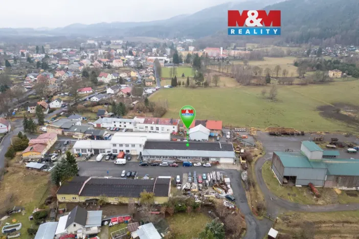 Pronájem výrobních prostor, Hroznětín, Potoční, 792 m2