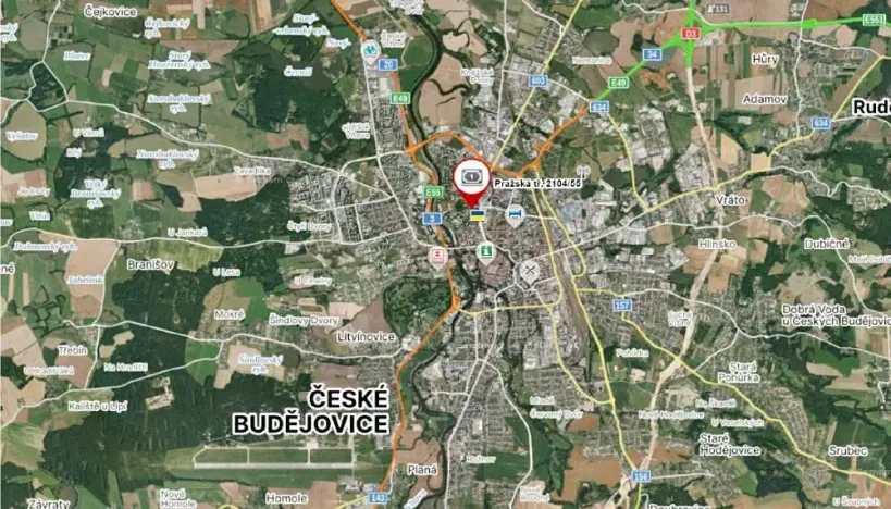 Pronájem obchodního prostoru, České Budějovice, Pražská tř., 137 m2