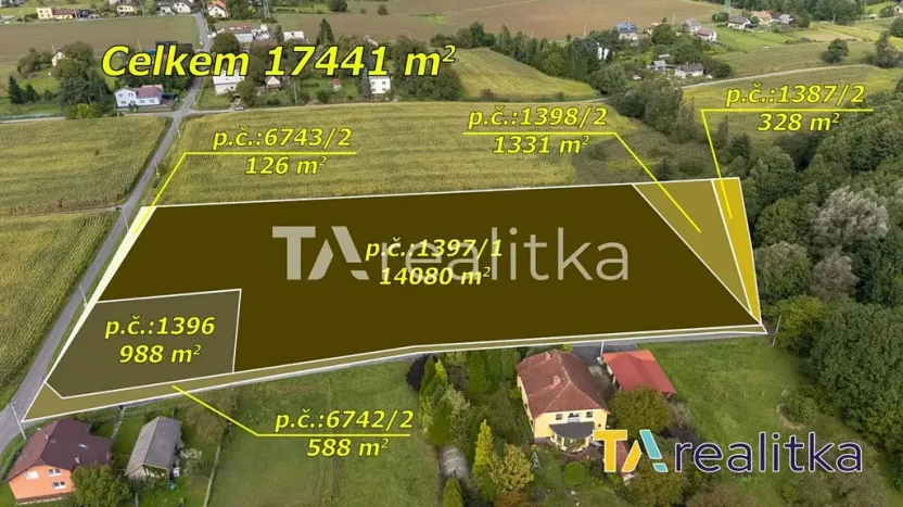 Prodej pozemku pro bydlení, Rychvald, Lutyňská, 1114 m2