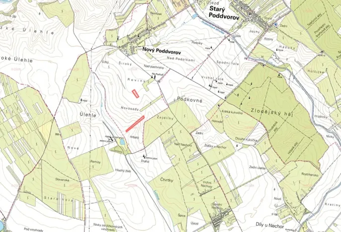 Prodej pole, Nový Poddvorov, 16494 m2