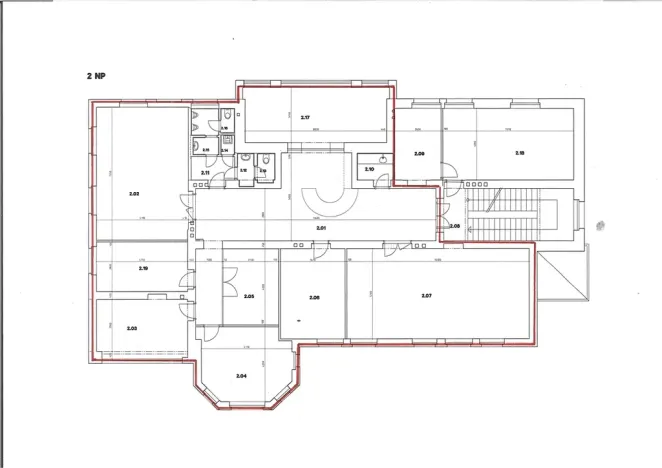 Pronájem kanceláře, Kladno, Huťská, 295 m2