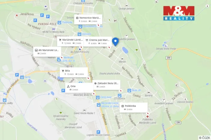 Prodej rodinného domu, Mariánské Lázně - Úšovice, U Zastávky, 232 m2