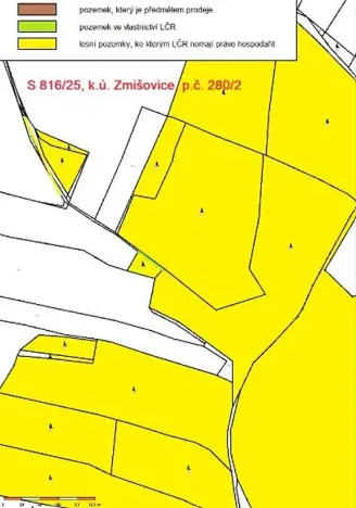 Prodej lesa, Červená Řečice, 52 m2