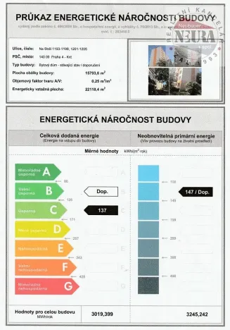 Pronájem bytu 3+kk, Praha - Krč, Na strži, 67 m2
