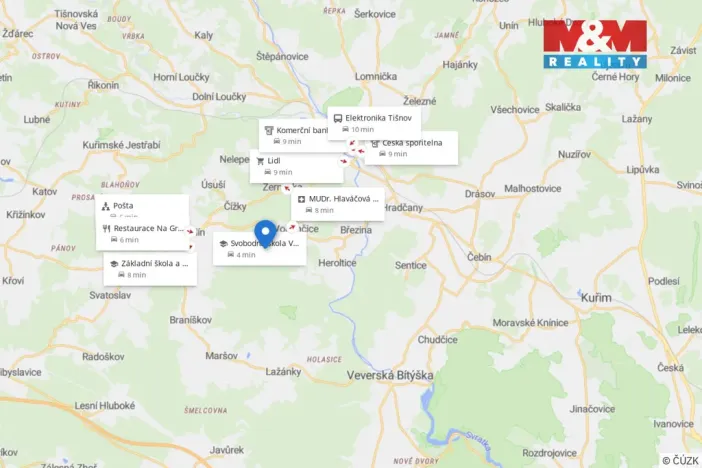 Prodej pozemku pro bydlení, Tišnov - Pejškov, 3971 m2