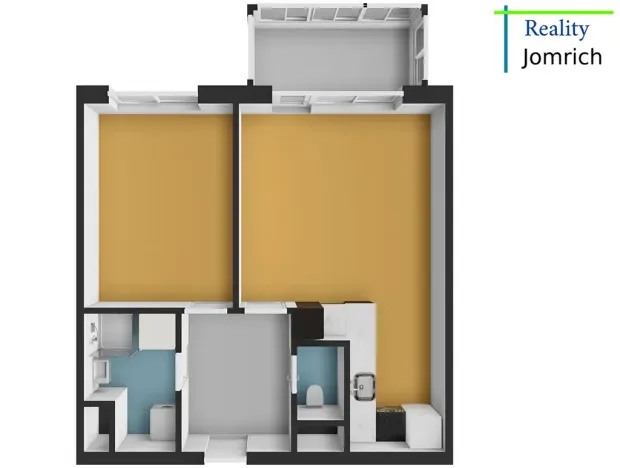 Pronájem bytu 2+kk, Liberec, Americká, 55 m2
