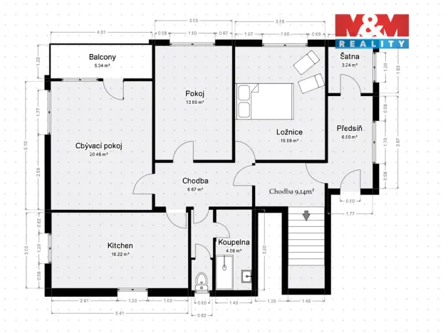 Prodej rodinného domu, Klatovy - Klatovy IV, Akátová, 185 m2