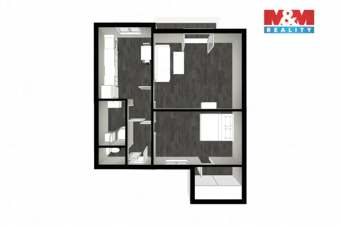 Pronájem bytu 2+1, Všenory, Květoslava Mašity, 64 m2