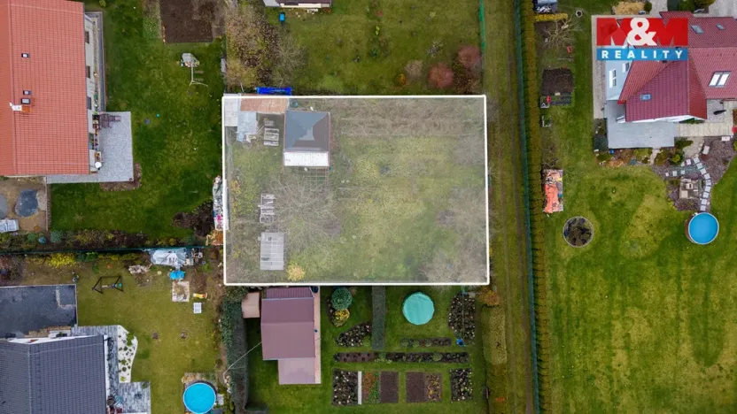 Prodej zahrady, Mělník, 652 m2