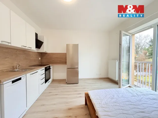 Pronájem bytu 1+kk, Tuchoměřice, V Kněžívce, 31 m2