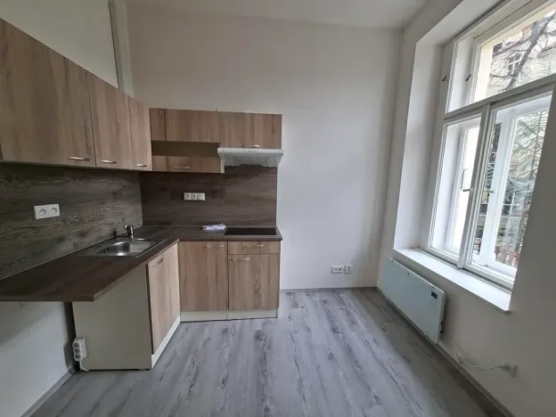 Pronájem bytu 1+kk, Praha - Žižkov, Krásova, 14 m2