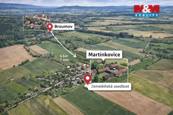 Prodej zemědělské usedlosti, Martínkovice, 100 m2