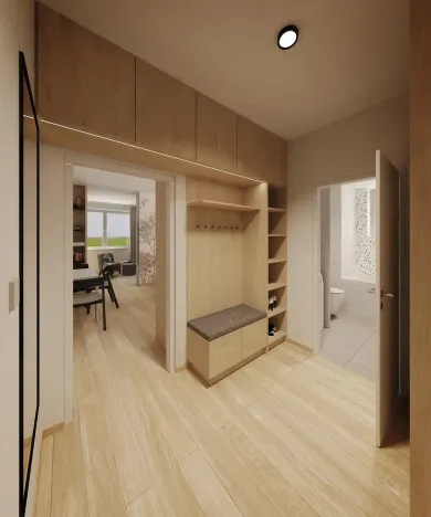 Prodej bytu 2+kk, Milovice, Topolová, 44 m2