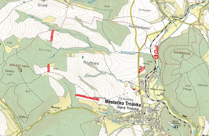 Prodej pole, Městečko Trnávka, 37637 m2