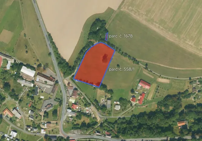 Prodej pozemku pro bydlení, Vrchy, 9986 m2