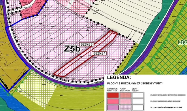 Prodej pozemku pro bydlení, Zruč nad Sázavou, 5369 m2