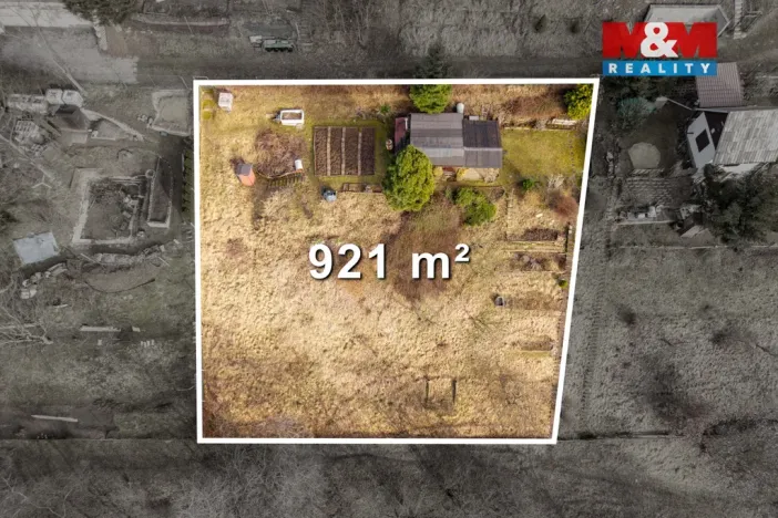 Prodej zahrady, Ústí nad Labem - Sebuzín, 921 m2