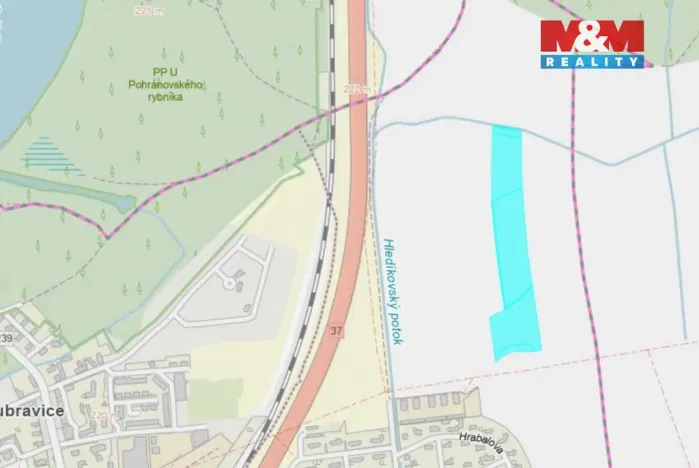 Prodej pole, Pardubice - Ohrazenice, 7747 m2