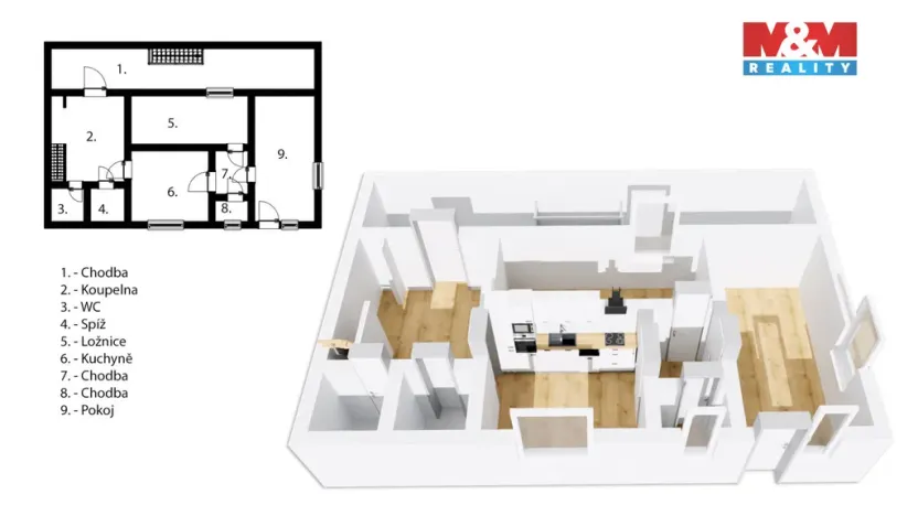 Prodej rodinného domu, Kolešovice, 68 m2