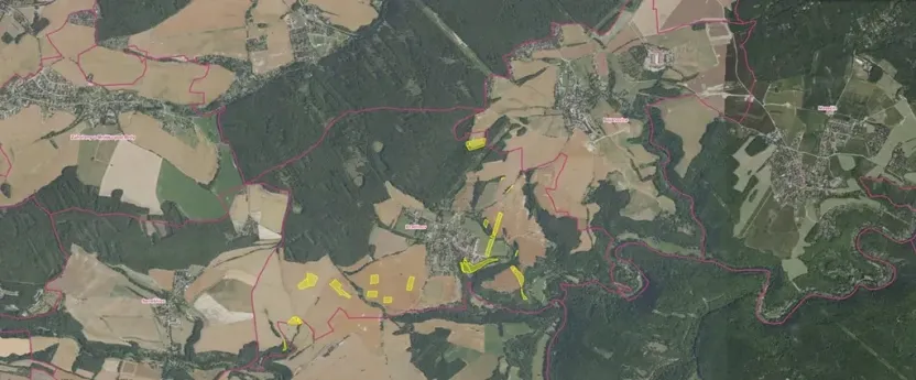 Prodej pole, Bratřínov, 12229 m2