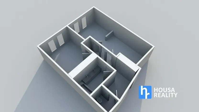 Pronájem bytu 2+kk, Praha - Nusle, Lumírova, 56 m2