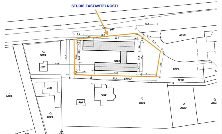 Prodej pozemku pro bydlení, Tehovec, U Mototechny, 2864 m2