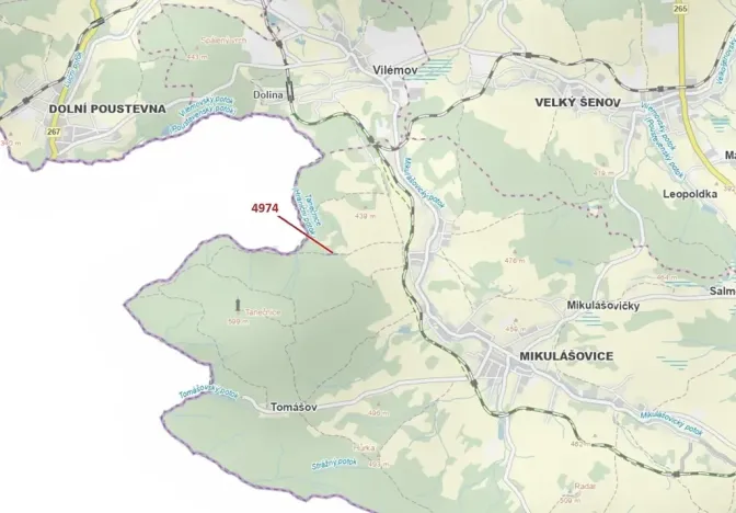 Dražba pozemku, Mikulášovice, 216 m2